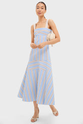 Havana Stripe Talette Dress